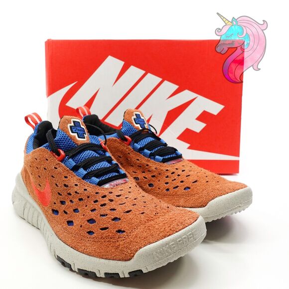 Nike Free Run Trail Dark Russet Red Running Shoes CW5814 201 Mens Size 10.5